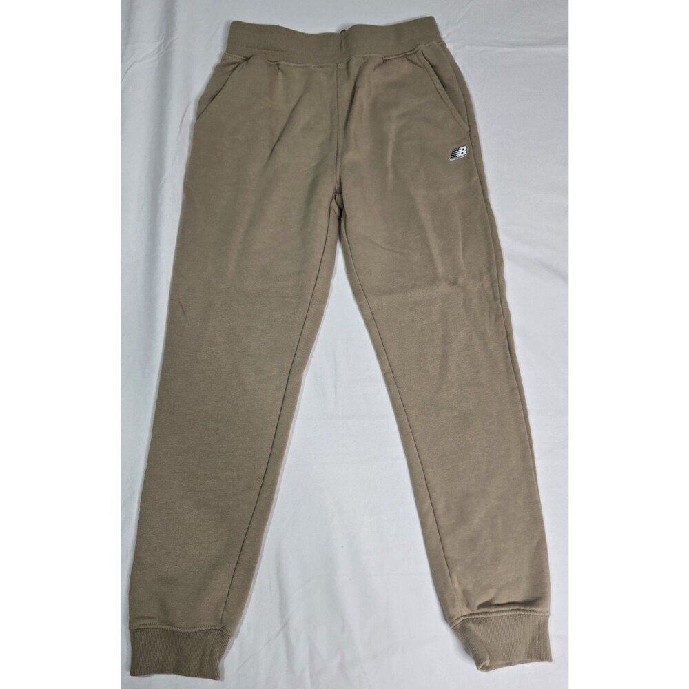 Kids New Balance Fleece Joggers Beige Size M (10/12)